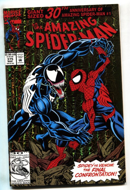 AMAZING SPIDER-MAN #375 Venom cover 1993-MARVEL COMICS  VF/NM