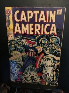 Captain America #107 (1968) Affordable-grade Red Skull, Hitler, Bucky GD/VG