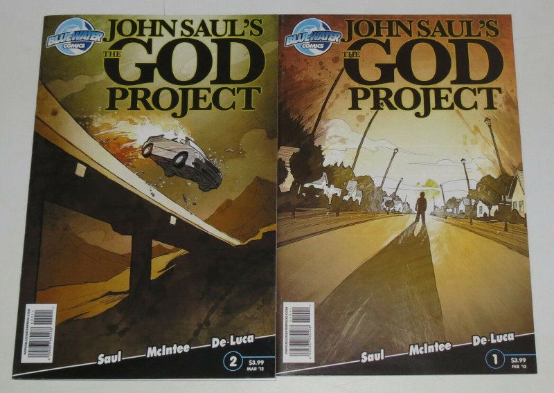 John Saul's the God Project #1-2 VF/NM complete series adapts the novel 