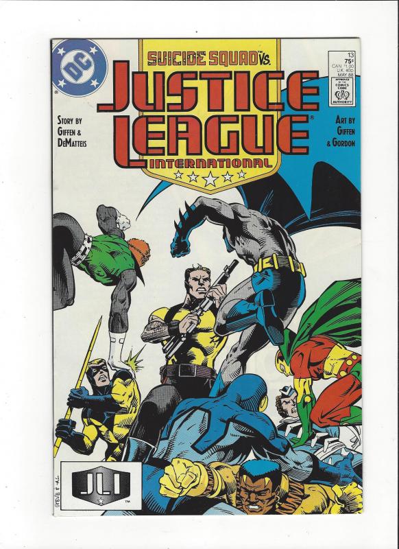 Justice League International #13 1987 DC Comics Copper Age  NM