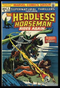 Supernatural Thrillers #6 VF/NM 9.0 Headless Horseman Rides Again!