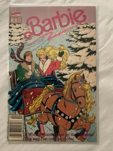 Barbie 2 Marvel 1991 NM Mod Checkerboard June Brigman NEWSSTAND 