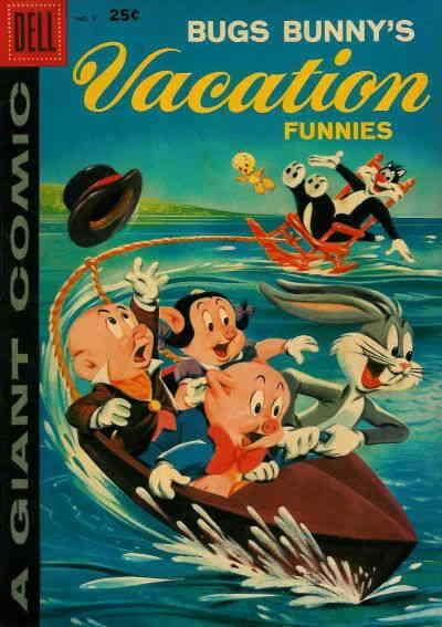 Bugs Bunny’s Vacation Funnies #9 VG; Dell | low grade comic - save on shipping -