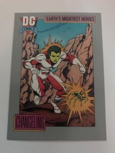 CHANGELING #40 card : 1992 DC Universe Series 1, NM/M, Impel;  Teen Titans