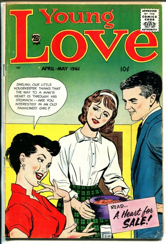 Young Love Vol.4 #6 1961-Prize-Jack Kirby-romance-teen fashions-VG