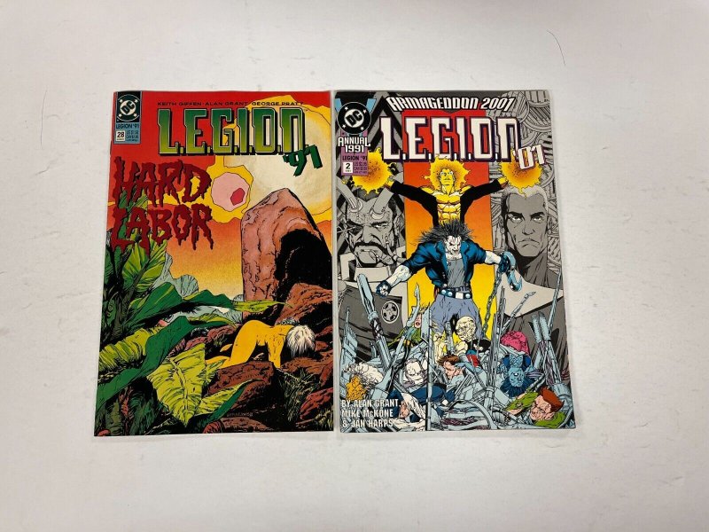 2 DC Comics Legion 91 28 Legion 01 Annual 2 99 JW16