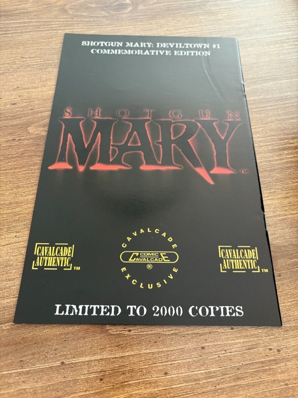 Shotgun Mary: Deviltown # 1 NM- Cavalcade Comic Book LTD Edition Variant 22 J280