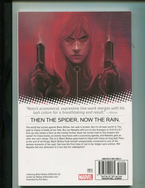 BLACK WIDOW VOL.3: LAST DAYS (VF) EDMONDSON & NOTO!! 2015