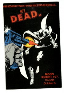 Moon Knight #26 - Bill Sienkiewicz Cover - 1982 - VF
