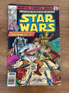 Star Wars # 12 VG Marvel Comic Book Luke Skywalker R2D2 Jedi Vader C-3PO 15 J269