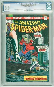 The Amazing Spider-Man #144 (1975) CGC 8.0!