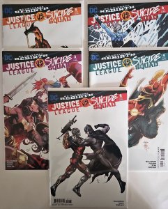 JUSTICE LEAGUE VS SUICIDE SQUAD 5 Comic Set