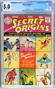 Secret Origins #1 (1961) CGC Graded 5.0