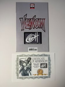 Venom #1 (2018) Signed by Greg Horn w COA!