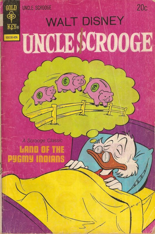 Uncle Scrooge (Walt Disney ) #112 GD ; Gold Key | low grade comic June 1974 Coun