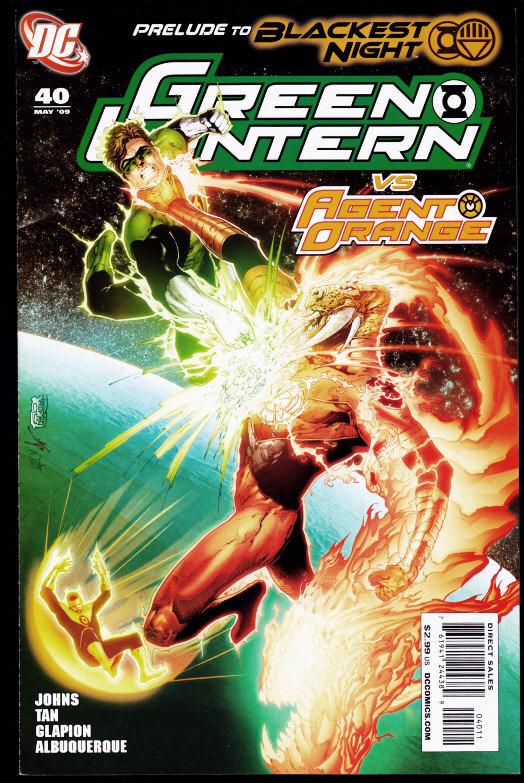 Green Lantern #40 (3rd Series) Blackest Night 8.0 VF