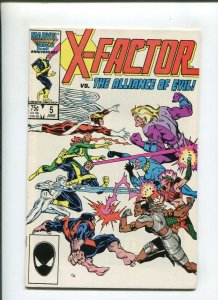 X FACTOR #5 (9.0) ALLIANCE OF EVIL 1986 