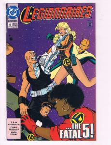Legionnaires #6 VF DC The Fatal Five Comic Book Bierbaum Saturn Girl 1994 DE9