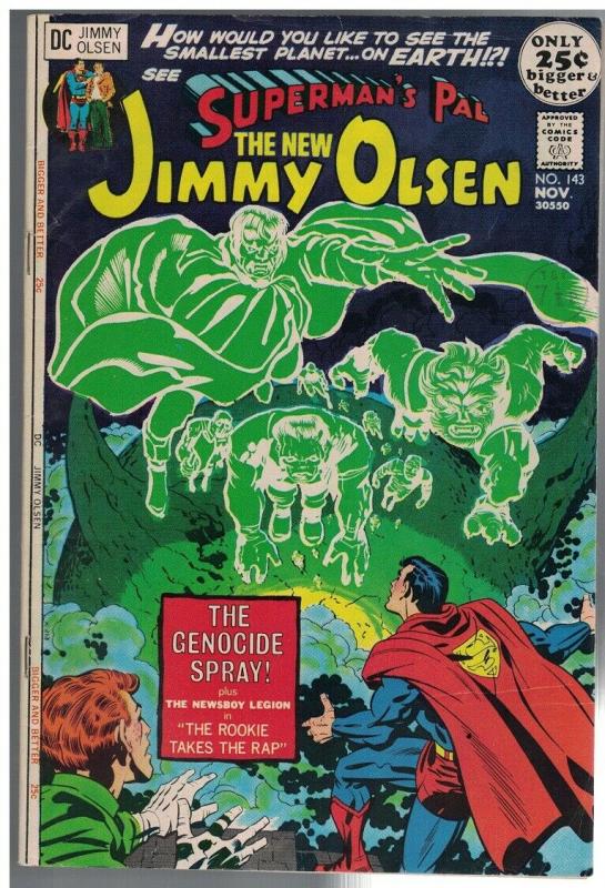 JIMMY OLSEN 143 VG-F Nov. 1971