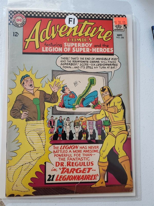 Adventure Comics 348 (DC,66) FN