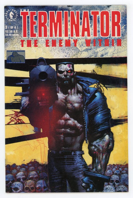 Terminator: The Enemy Within #3 Dark Horse Simon Bisley Cover NM