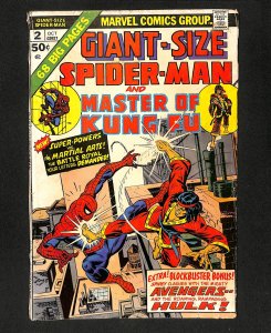 Giant-Size Spider-Man #2 Master of Kung Fu!