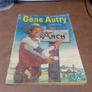 Gene Autry Comics #69 1952 Golden Age Dell Western Comic Photo Cover 52 pages