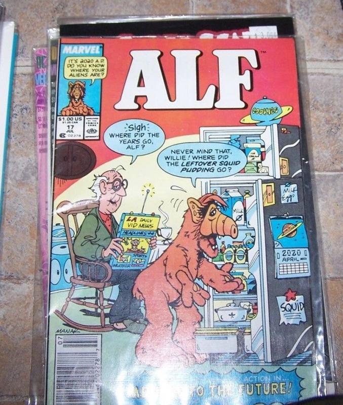 ALF #17 (Jul 1989, Marvel) alien life form HA  80s tv show MELMAC