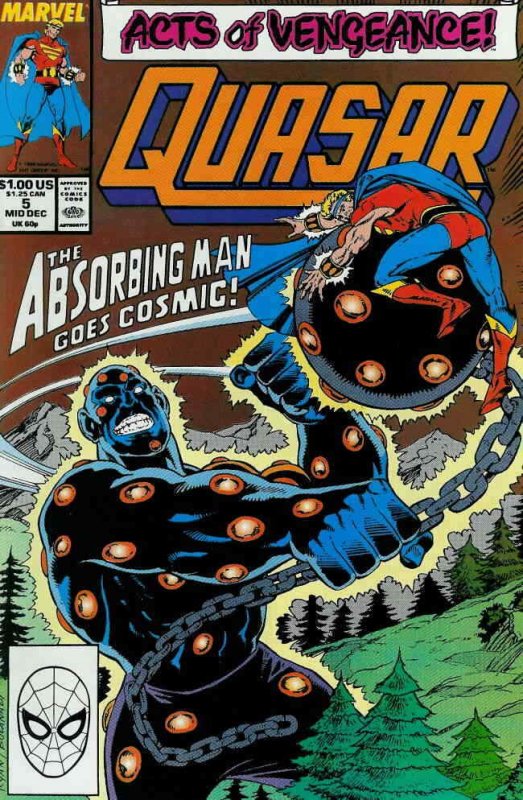 Quasar #5 VF/NM; Marvel | save on shipping - details inside