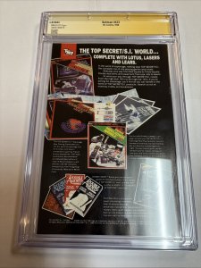 Batman (1988) # 423 (CGC 9.8 WP) Signed Full Todd McFarlane !