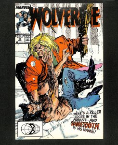 Wolverine (1988) #10 Sabertooth Appearance and battle! 1989