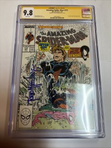 Amazing Spider-Man (1989) # 315 (CGC 9.8 WP) Signed Full Todd Mcfarlane • Venom