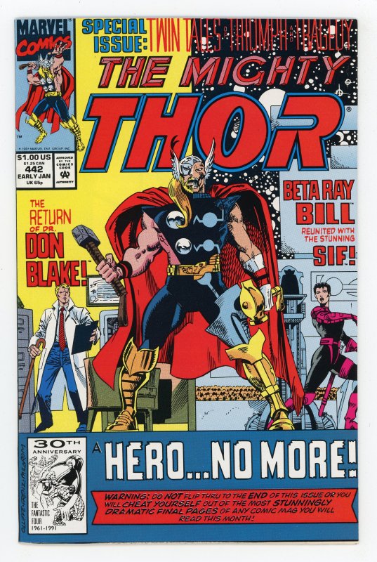 Mighty Thor #442 (1966 v1) Beta Ray Bill NM