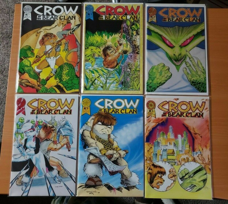 Crow of the Bear Clan 1-6 Complete Set Run! ~ NEAR MINT NM ~ 1986 Blackthorne