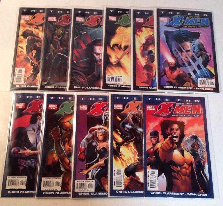 The End X-men Book 1 1-6 Book 2 1-3 5-6 VF/NM Lot Set Run