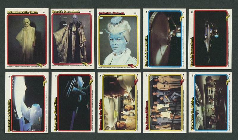 1979 Topps Star Trek : The Motion Picture Set NM