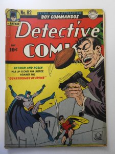 Detective Comics #82 (1943) VG Condition! 1 1/2 in tear bc