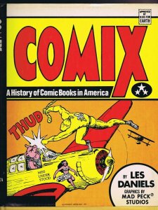 VINTAGE 1971 Comix History of Comic Books in America Hardcover Les Daniels