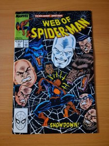 Web of Spider-Man #55 Direct Market Edition ~ NEAR MINT NM ~ 1989 Marvel Comics