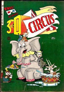 3-D Circus--#1--1953--COMIC BOOK----VG