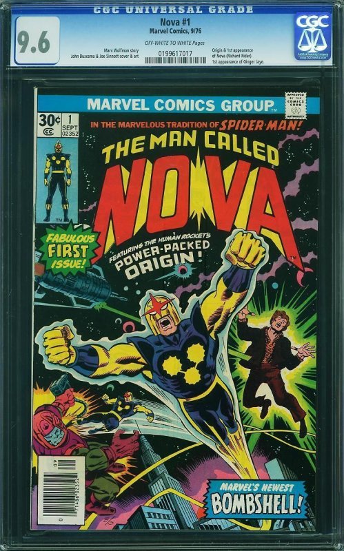 Nova #1 (1976) CGC 9.6 NM+