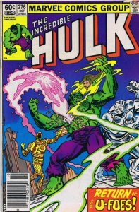 Incredible Hulk #276 ORIGINAL Vintage 1982 Marvel Comics U-Foes Newsstand