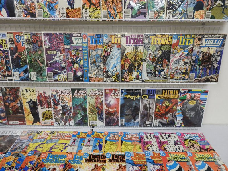 Huge Lot 140+ Comics W/ Super-Boy, Avengers, Batman, +More AVG VF-