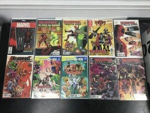 10PC DEADPOOL & THE MERCS FOR MONEY LOT (9.2) #1-10, #1 VARIANT!! 2016