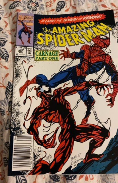 The Amazing Spider-Man #361 (1992)first carnage part one high grade
