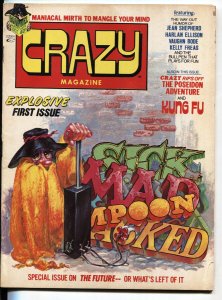 Crazy #1-- 1973--Marvel--1st issue--Harlan Ellison--MAGAZINE