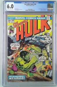 INCREDIBLE HULK (1962) 180 CGC 8.5 1ST CAMEO APPEARANCE WOLVERINE (SLAB GRADE)