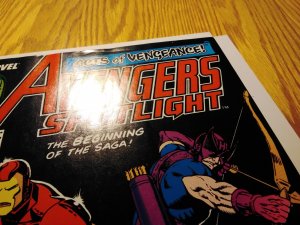 Avengers Spotlight #26 Ironman Hawkeye (1989)