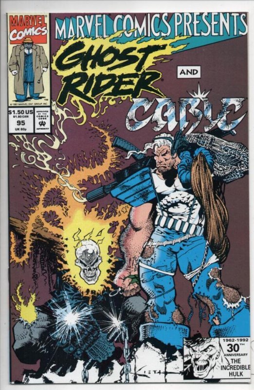 MARVEL COMICS PRESENTS #95, Sam Kieth, Ghost Rider, NM+ 1991