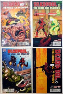 Deadpool & Mercs For Money Lot 4 #4 C, 2, 2 C, 2nd 2 2016 Marvel Var Comics
